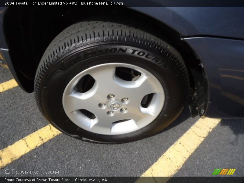 Bluestone Metallic / Ash 2004 Toyota Highlander Limited V6 4WD