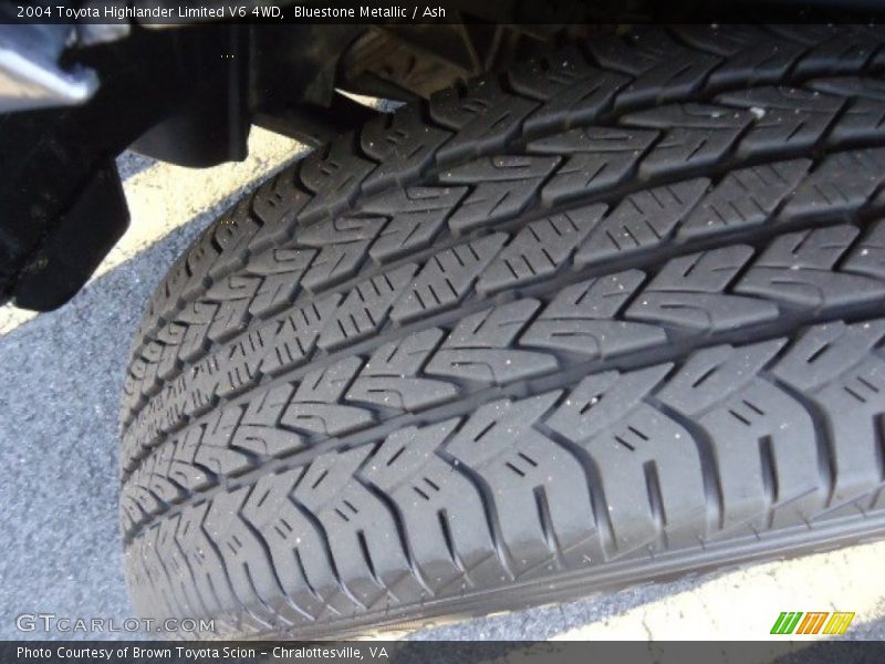 Bluestone Metallic / Ash 2004 Toyota Highlander Limited V6 4WD