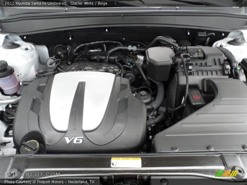  2012 Santa Fe Limited V6 Engine - 3.5 Liter DOHC 24-Valve V6