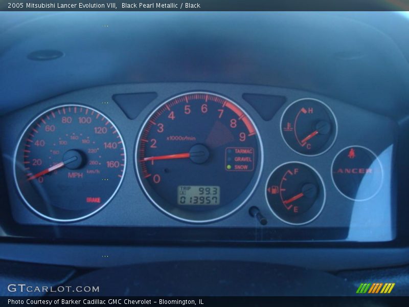 Black Pearl Metallic / Black 2005 Mitsubishi Lancer Evolution VIII