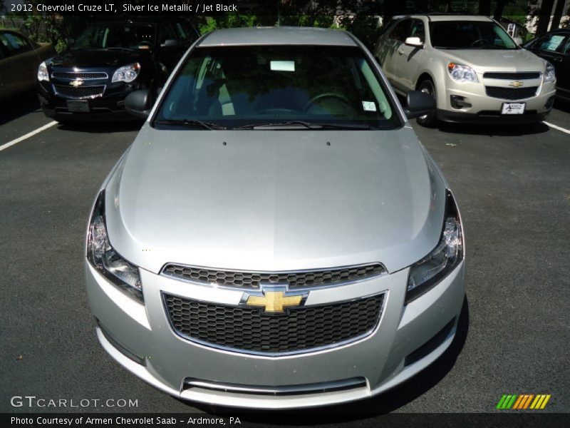 Silver Ice Metallic / Jet Black 2012 Chevrolet Cruze LT