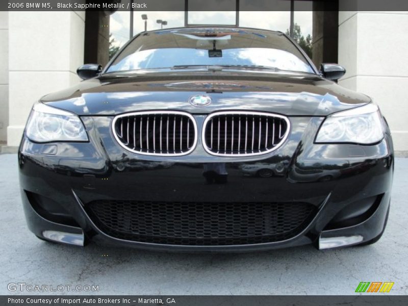 Black Sapphire Metallic / Black 2006 BMW M5