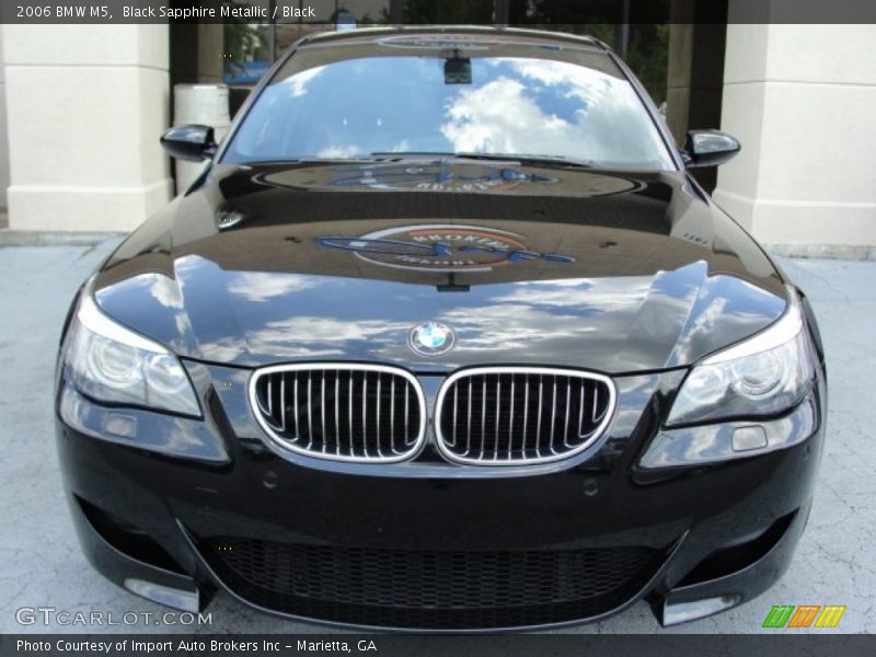 Black Sapphire Metallic / Black 2006 BMW M5