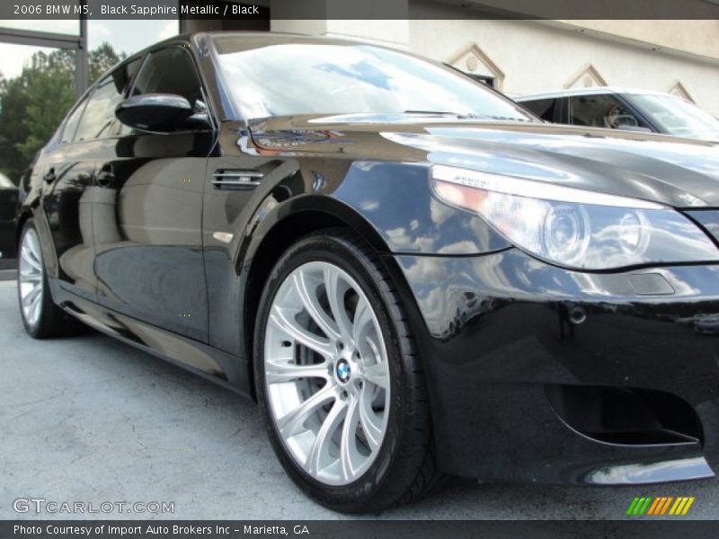 Black Sapphire Metallic / Black 2006 BMW M5
