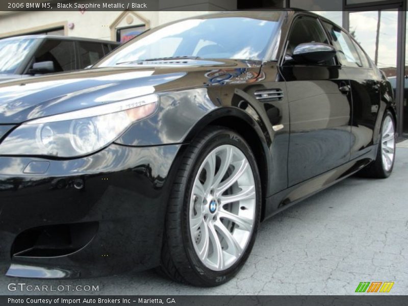Black Sapphire Metallic / Black 2006 BMW M5