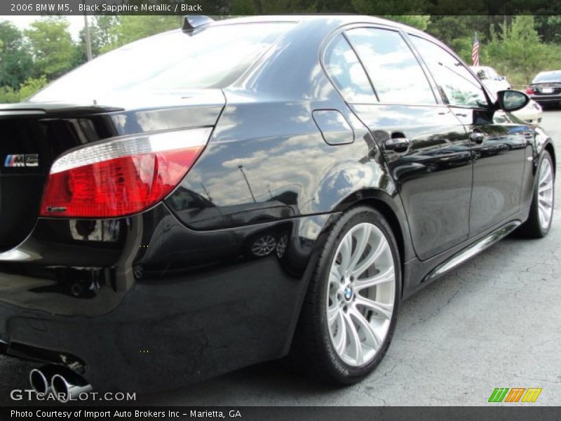 Black Sapphire Metallic / Black 2006 BMW M5