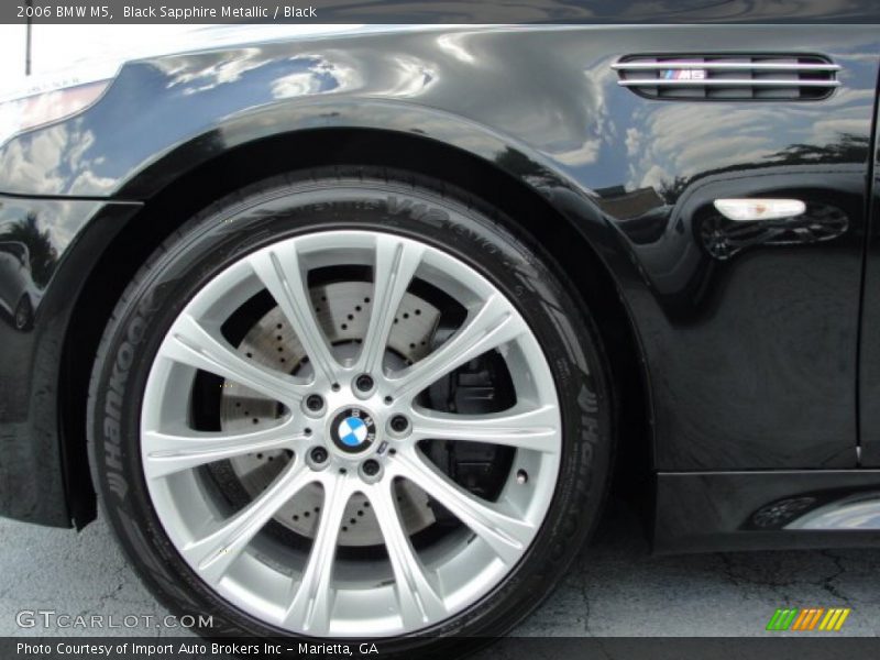 Black Sapphire Metallic / Black 2006 BMW M5