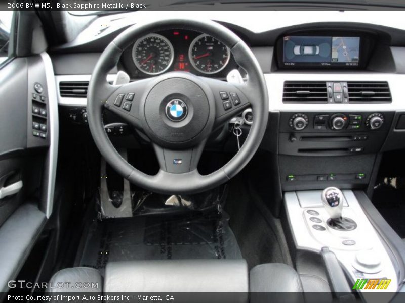 Black Sapphire Metallic / Black 2006 BMW M5