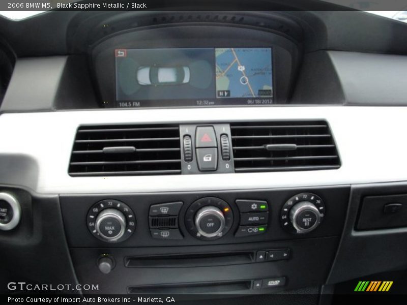 Black Sapphire Metallic / Black 2006 BMW M5