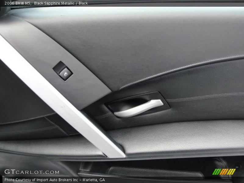 Black Sapphire Metallic / Black 2006 BMW M5
