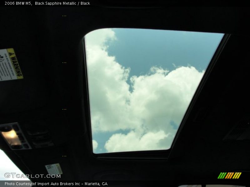 Black Sapphire Metallic / Black 2006 BMW M5