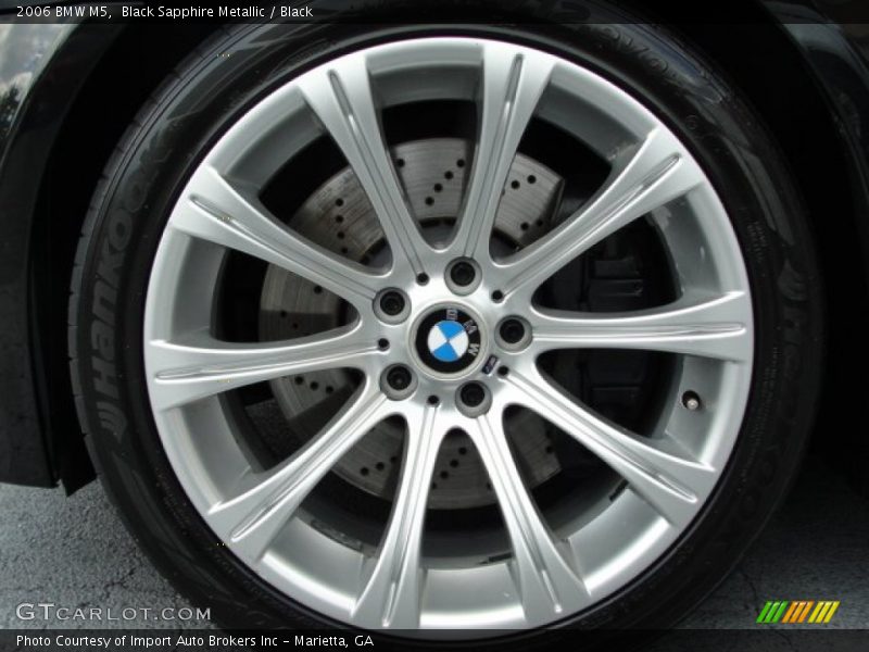 Black Sapphire Metallic / Black 2006 BMW M5