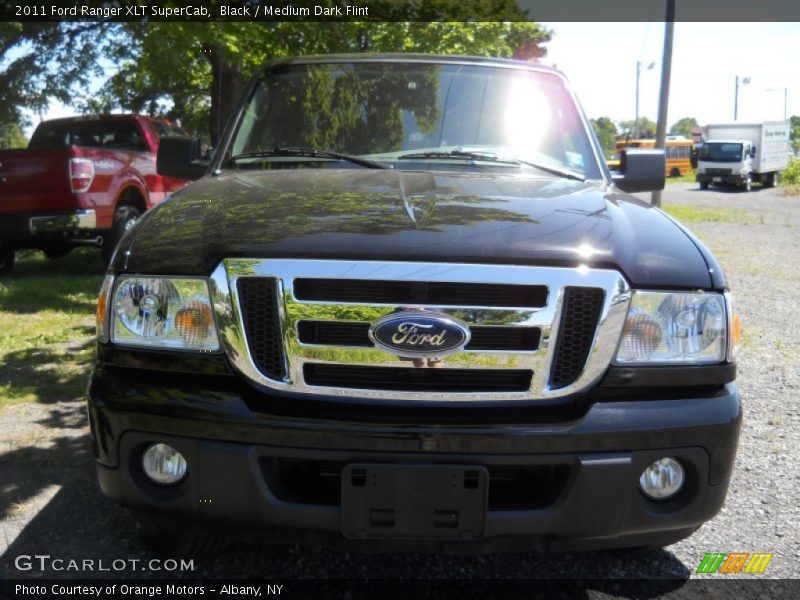 Black / Medium Dark Flint 2011 Ford Ranger XLT SuperCab
