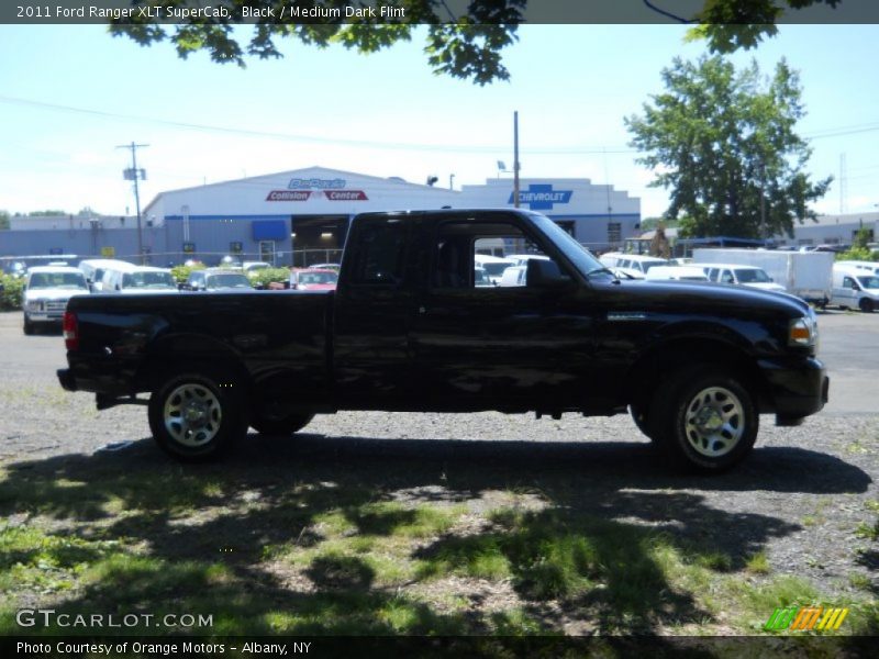 Black / Medium Dark Flint 2011 Ford Ranger XLT SuperCab