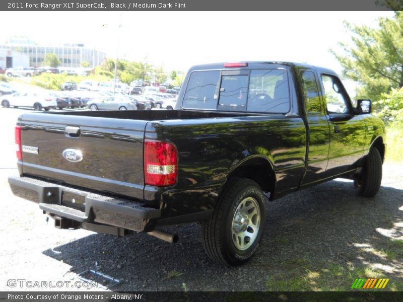 Black / Medium Dark Flint 2011 Ford Ranger XLT SuperCab