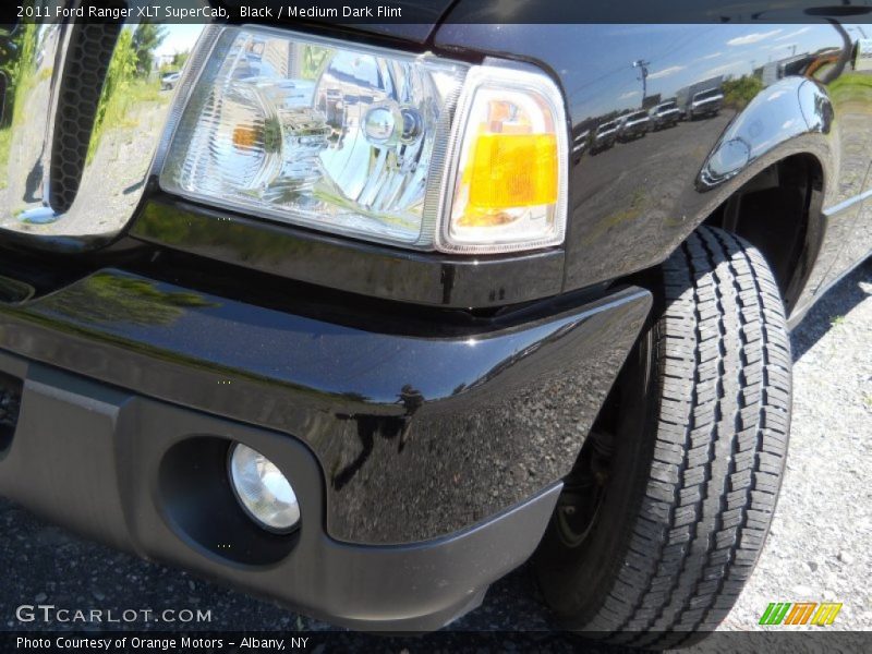 Black / Medium Dark Flint 2011 Ford Ranger XLT SuperCab