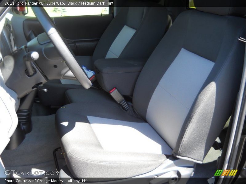 Black / Medium Dark Flint 2011 Ford Ranger XLT SuperCab