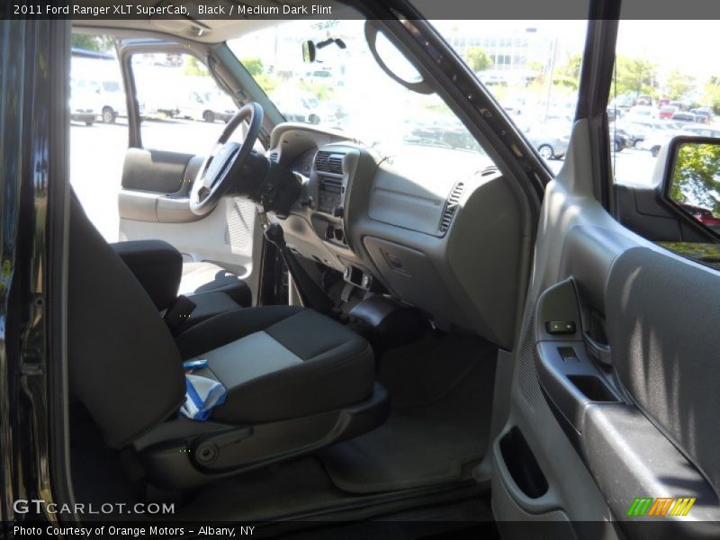 Black / Medium Dark Flint 2011 Ford Ranger XLT SuperCab