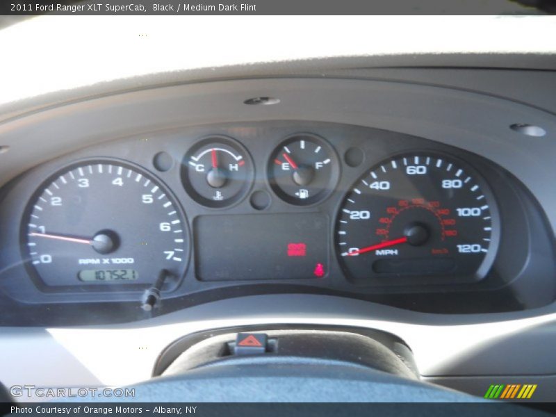 Black / Medium Dark Flint 2011 Ford Ranger XLT SuperCab