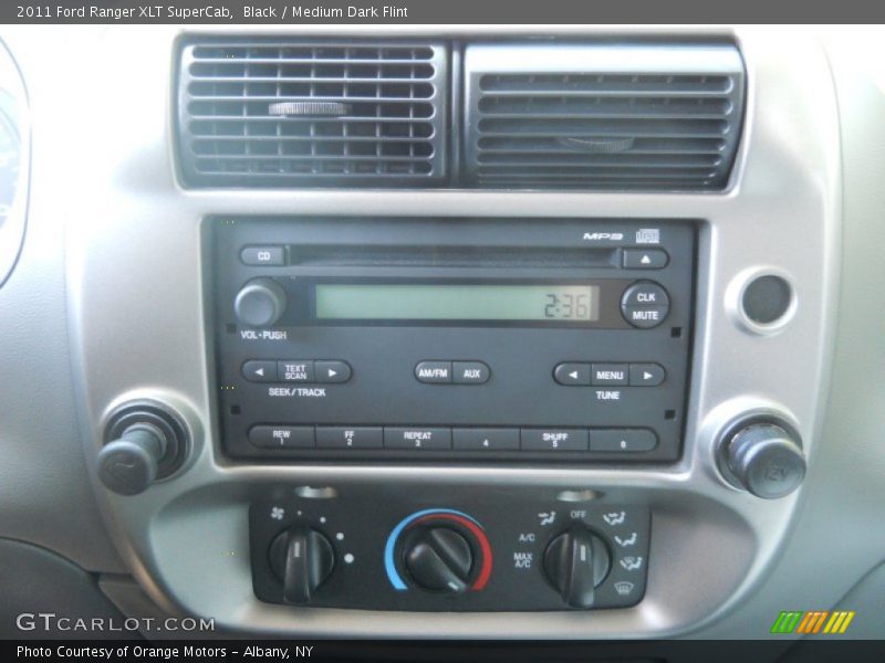 Black / Medium Dark Flint 2011 Ford Ranger XLT SuperCab