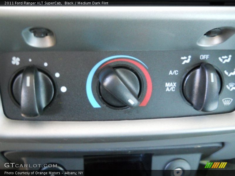 Black / Medium Dark Flint 2011 Ford Ranger XLT SuperCab