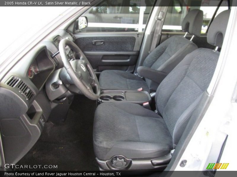 Satin Silver Metallic / Black 2005 Honda CR-V LX