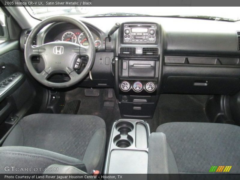 Satin Silver Metallic / Black 2005 Honda CR-V LX