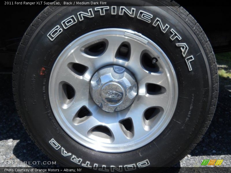 Black / Medium Dark Flint 2011 Ford Ranger XLT SuperCab