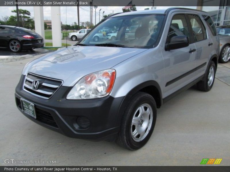 Satin Silver Metallic / Black 2005 Honda CR-V LX