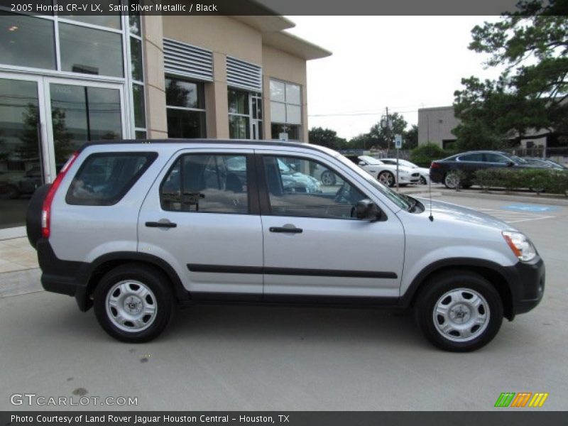 Satin Silver Metallic / Black 2005 Honda CR-V LX