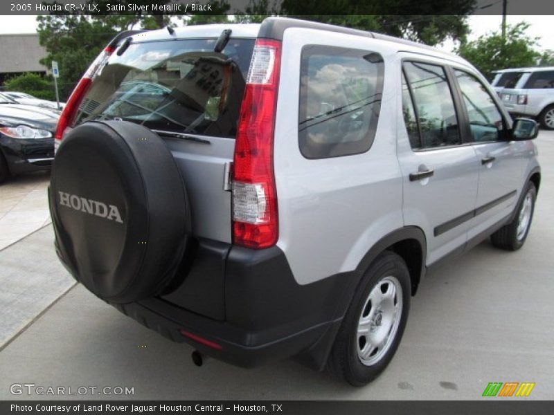 Satin Silver Metallic / Black 2005 Honda CR-V LX