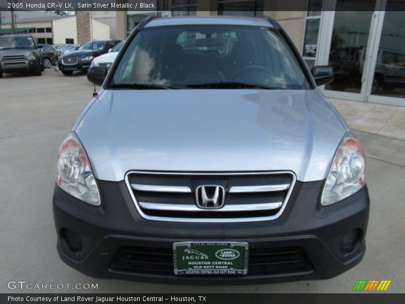 Satin Silver Metallic / Black 2005 Honda CR-V LX