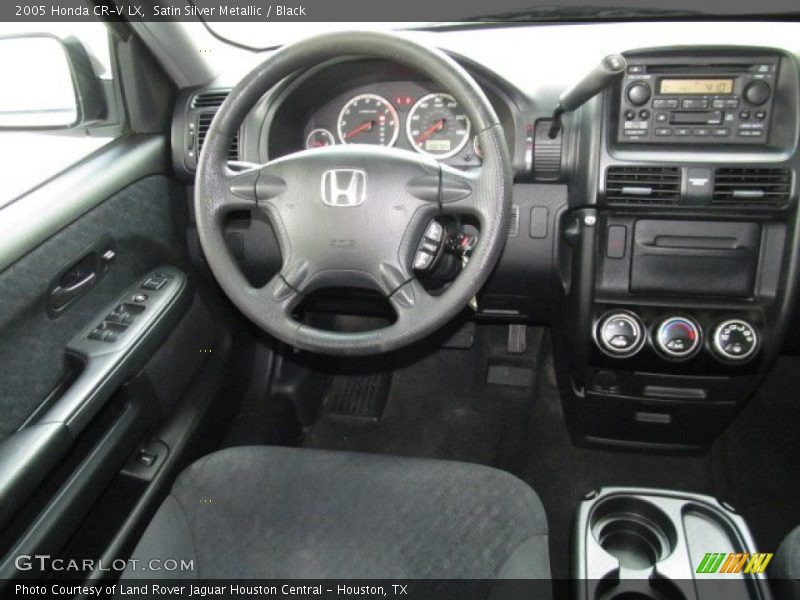 Satin Silver Metallic / Black 2005 Honda CR-V LX