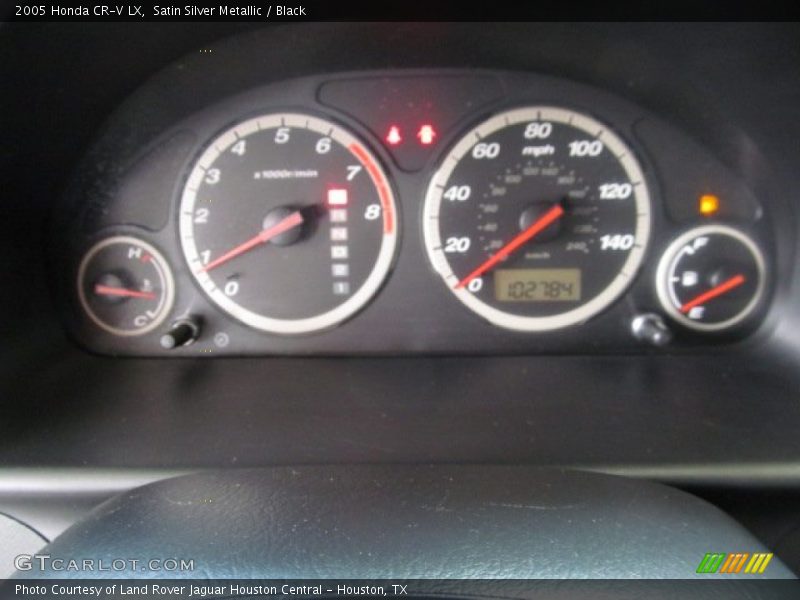 Satin Silver Metallic / Black 2005 Honda CR-V LX
