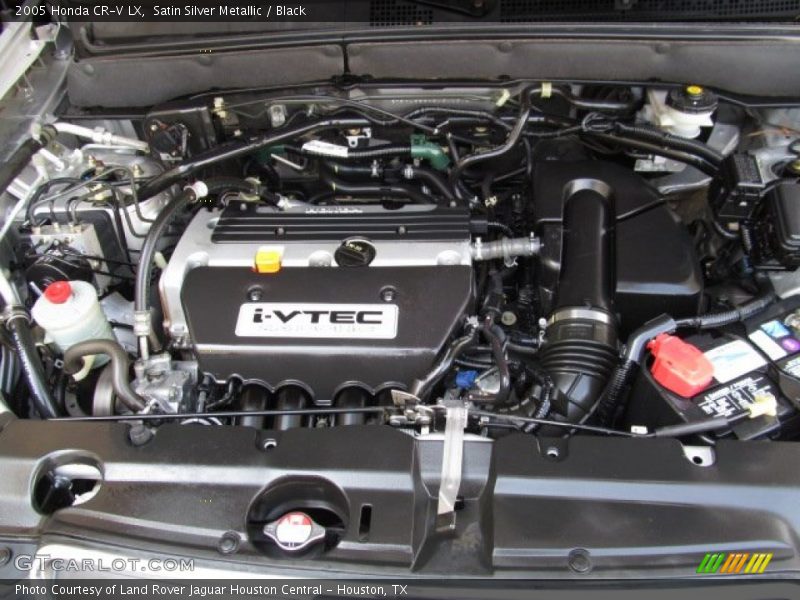 Satin Silver Metallic / Black 2005 Honda CR-V LX