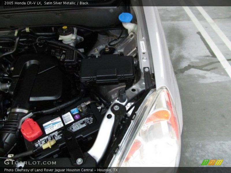 Satin Silver Metallic / Black 2005 Honda CR-V LX