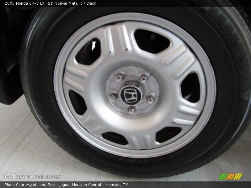 Satin Silver Metallic / Black 2005 Honda CR-V LX