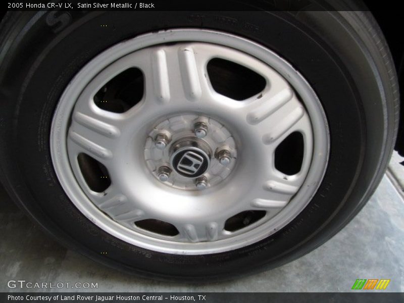 Satin Silver Metallic / Black 2005 Honda CR-V LX