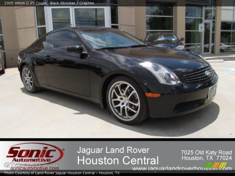 Black Obsidian / Graphite 2005 Infiniti G 35 Coupe