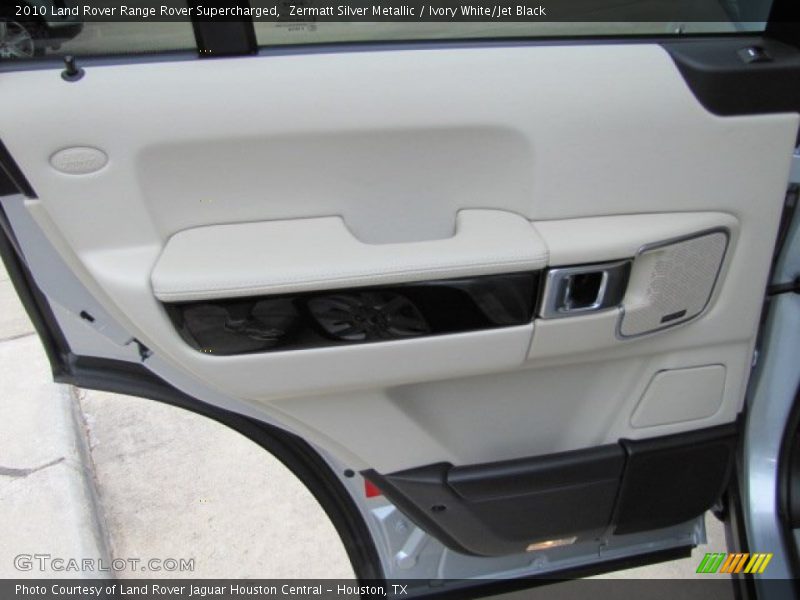 Zermatt Silver Metallic / Ivory White/Jet Black 2010 Land Rover Range Rover Supercharged
