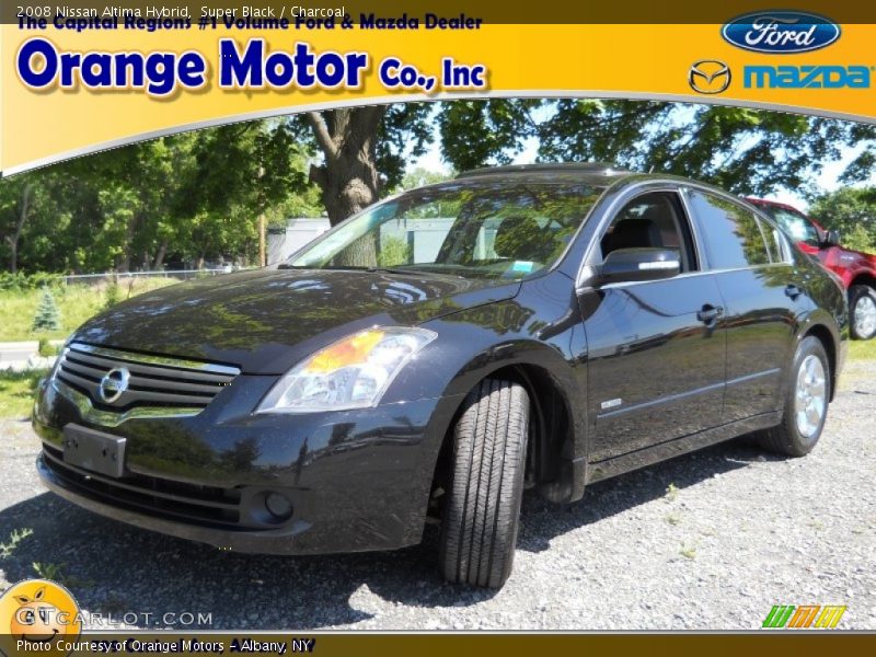 Super Black / Charcoal 2008 Nissan Altima Hybrid