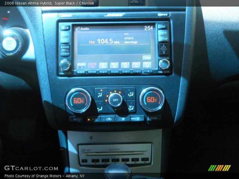Super Black / Charcoal 2008 Nissan Altima Hybrid