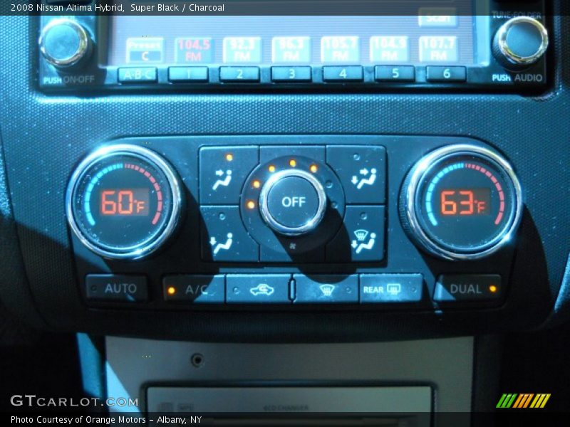 Super Black / Charcoal 2008 Nissan Altima Hybrid