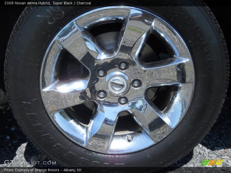 Super Black / Charcoal 2008 Nissan Altima Hybrid