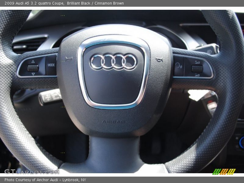 Brilliant Black / Cinnamon Brown 2009 Audi A5 3.2 quattro Coupe