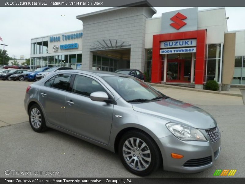 Platinum Silver Metallic / Black 2010 Suzuki Kizashi SE