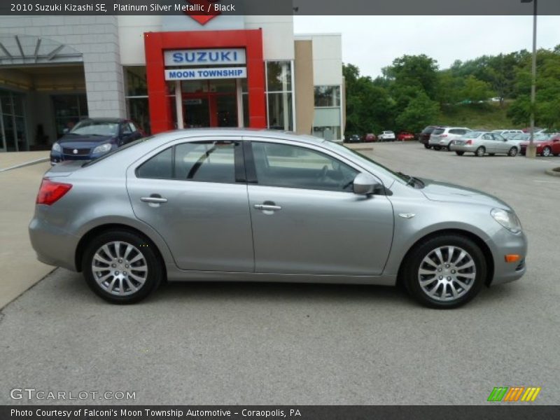 Platinum Silver Metallic / Black 2010 Suzuki Kizashi SE