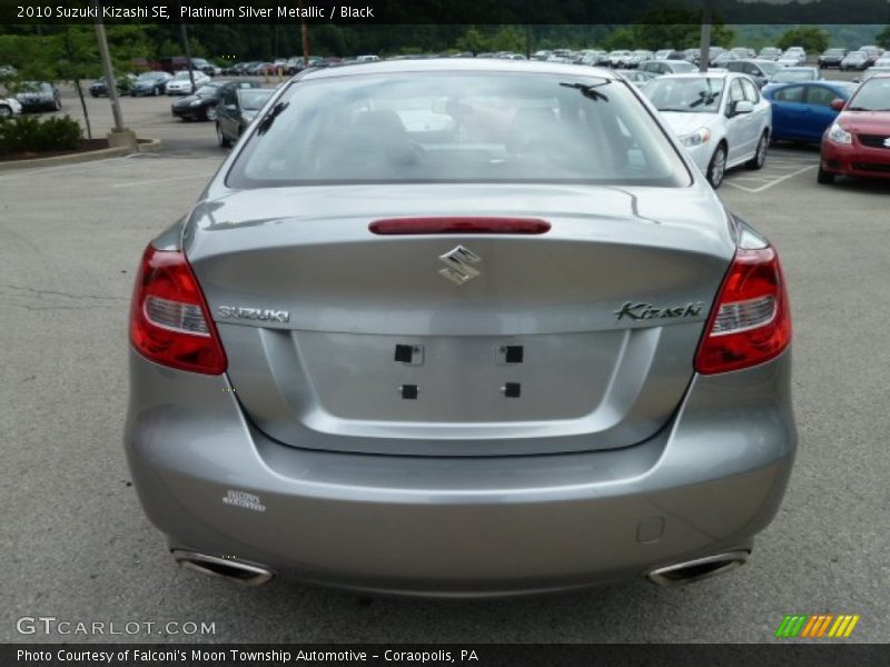 Platinum Silver Metallic / Black 2010 Suzuki Kizashi SE