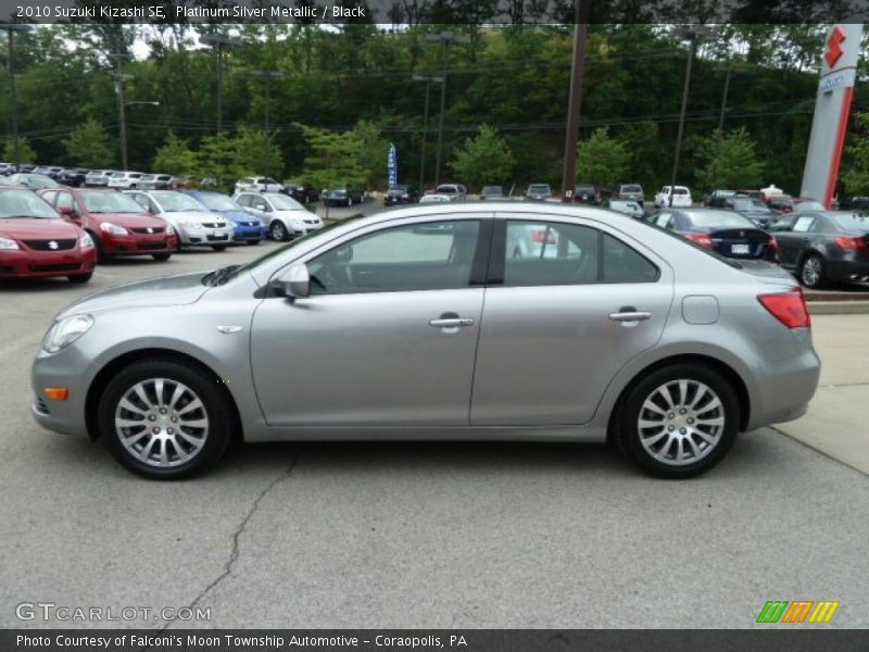 Platinum Silver Metallic / Black 2010 Suzuki Kizashi SE