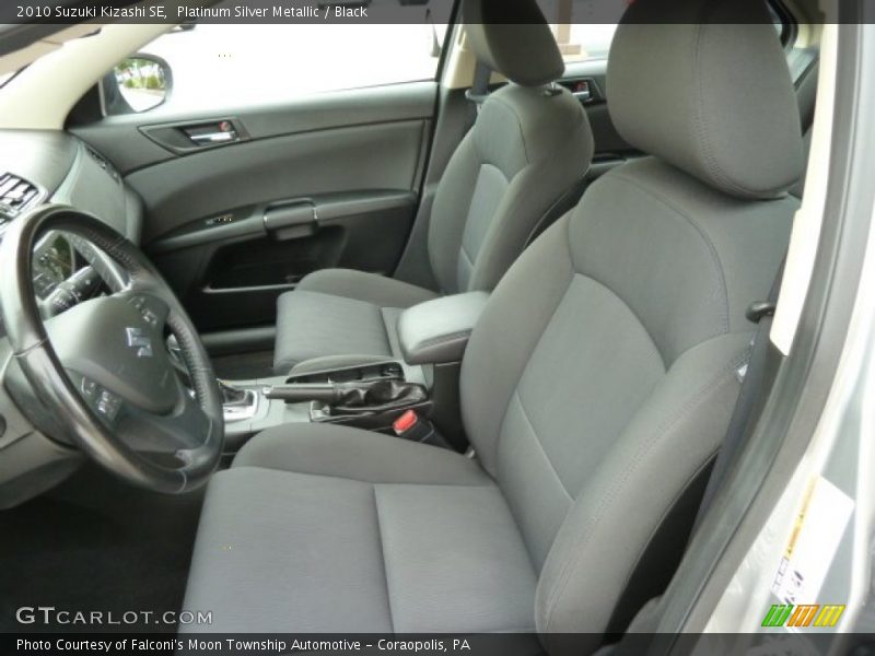 Platinum Silver Metallic / Black 2010 Suzuki Kizashi SE